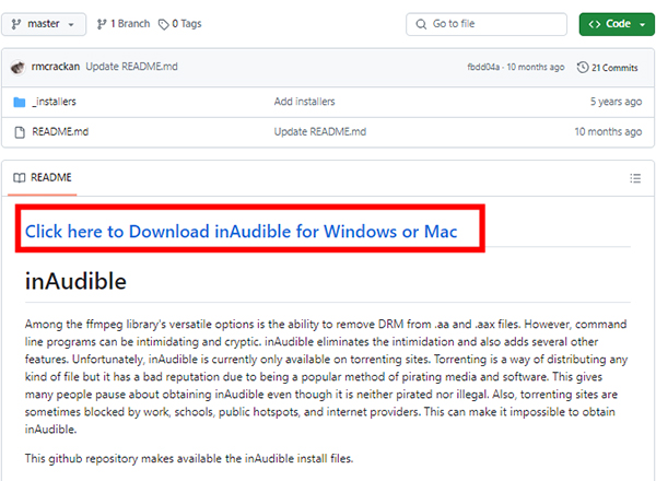 download inaudible