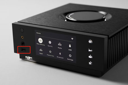 connect tidal to naim via usb drive