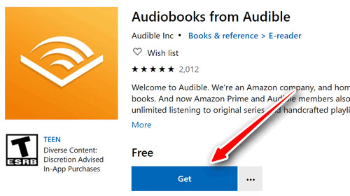 download audible books to mp3 player via audible windows 10 app