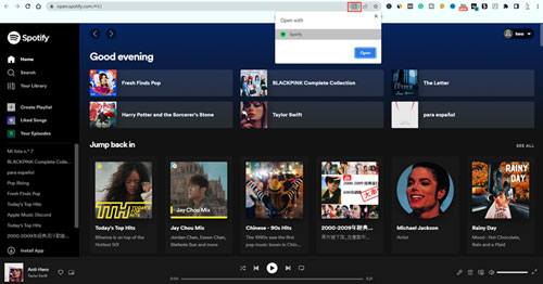 download and install spotify chrome app