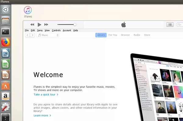 install itunes to linux with wine