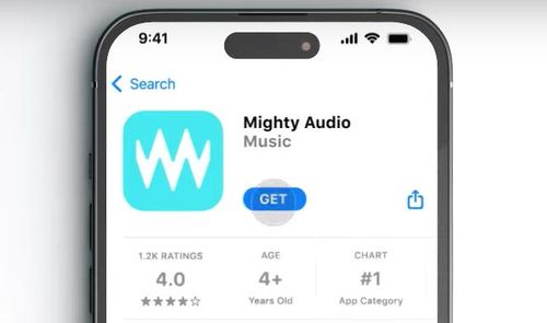 install mighty audio app on phone