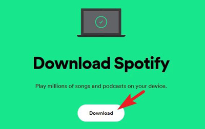 reinstall spotify to fix spotify black screen