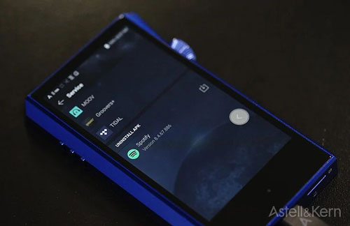 install spotify on astell and kern player