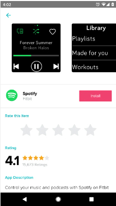 install spotify on fitbit versa