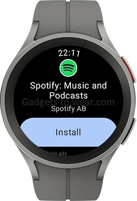 install spotify on pixel watch
