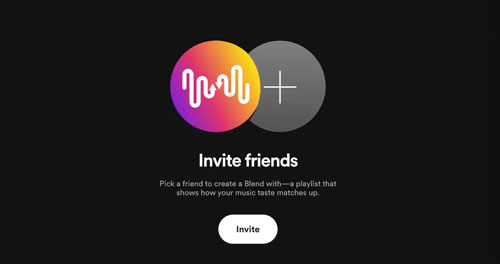 invite friends to spotify blend playlist