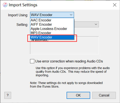 choose mp3 encoder