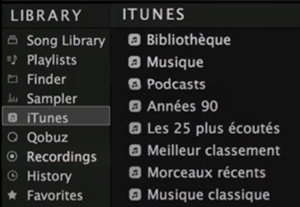 use tidal on djuced via itunes library
