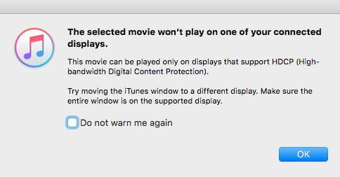 itunes movie won't play