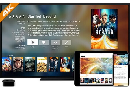 itunes movies to infuse