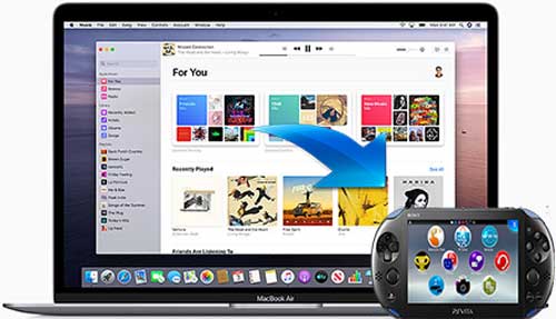 move itunes movies to sony ps vita