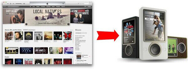 itunes movie to zune