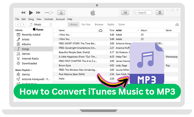 convert itunes m4a to mp3