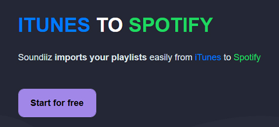 transfer itunes to spotify online by soundiiz