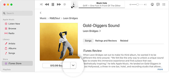 choose gift this apple music option