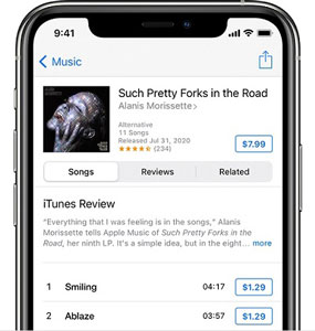 buy music on itunes on ios