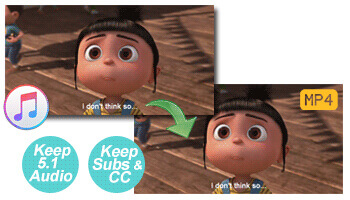 keep itunes subtitles and cc
