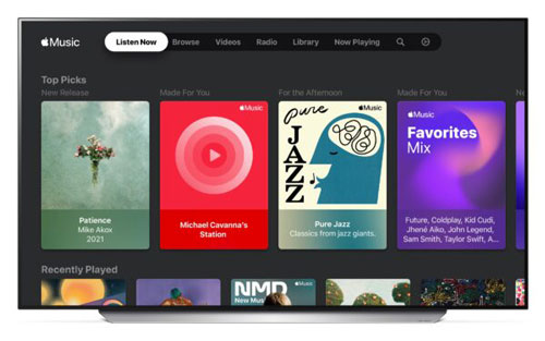 play apple music on lg tv by apple music app