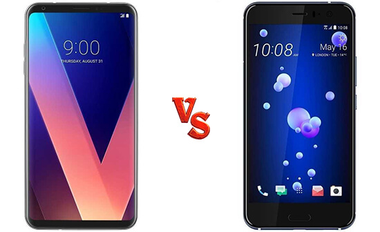 lg v30 vs. htc u11