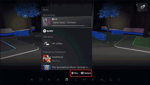 connect and stream spotify on ps4