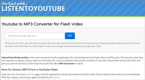 convert youtube music to usb by listentoyoutube