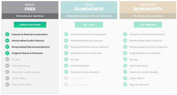 livexlive three listening plans