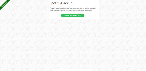 log in to spotify account on spotmybackup