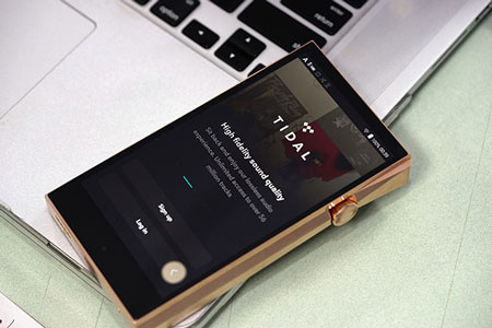 open tidal app on astell kern to listen to music online