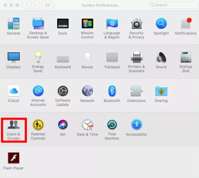 users and group on mac