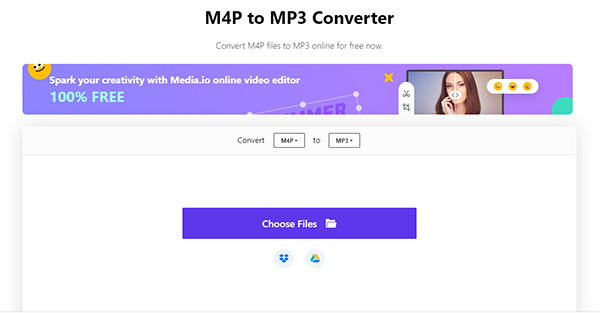 convert m4p to mp3 online free