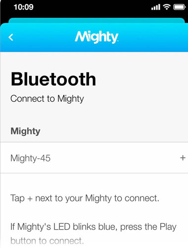 link mighty via bluetooth