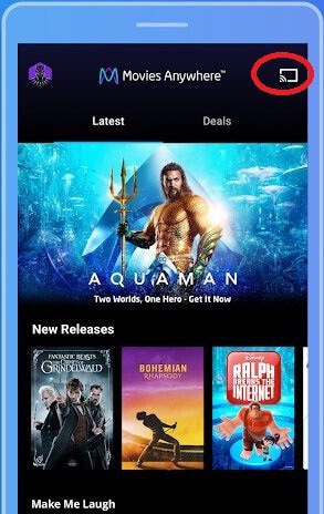 movies anywhere for itunes chromecast