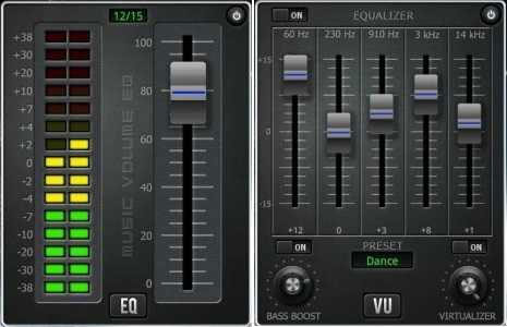 music volume eq