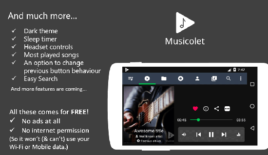 musicolet music player