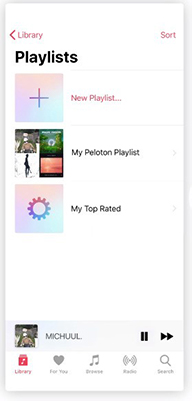 peloton playlist on apple music