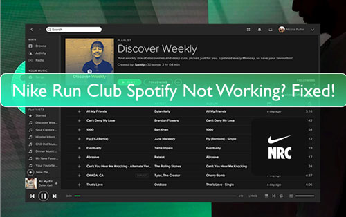 nike run club spotify not working