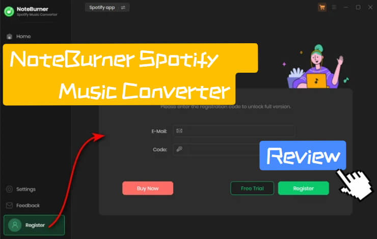 noteburner spotify music converter review