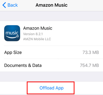 clear cache for amazon music not downloading iphone