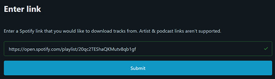 download spotify songs online via spotify downloader website