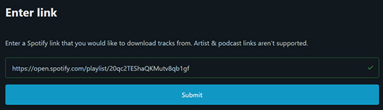 download spotify songs and playlists online free via spotifydownloader