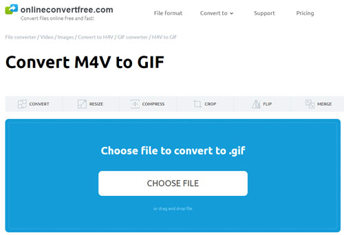 onlineconvertfree converter for m4v to gif