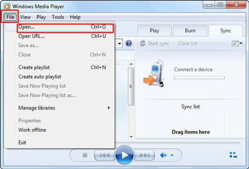 open youtube music files in wmp