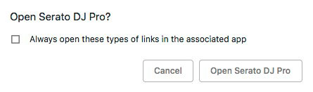open serato dj pro to link tidal