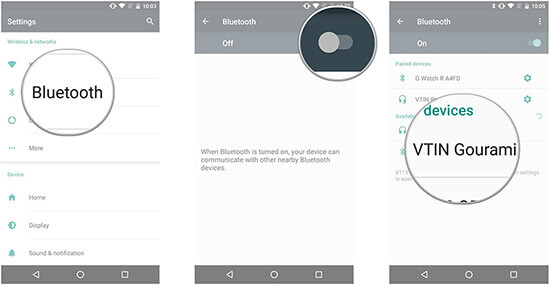 pair a phone with bluetooth device