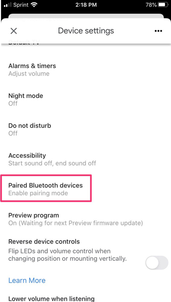 paired bluetooth devices