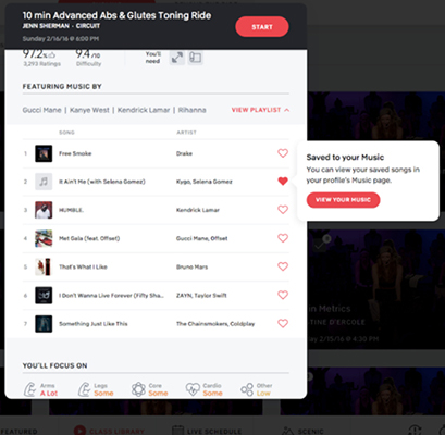 save peloton playlist on apple music