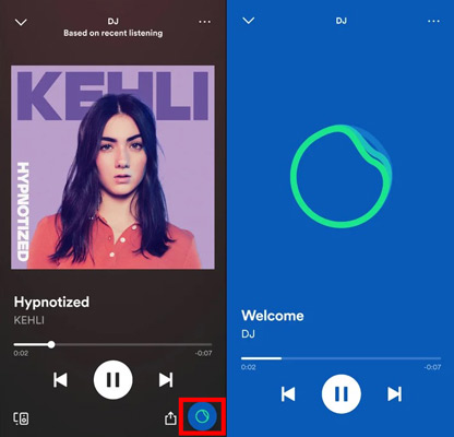 how to use ai dj on spotify