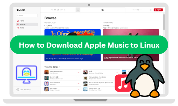 play apple music on linux