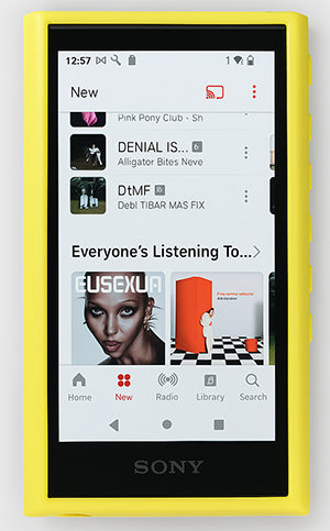 play apple music on sony walkman